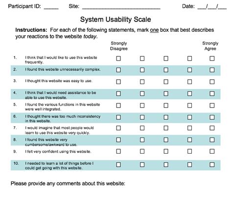 Pdf System Usability Scale Questionnaire For The Assessment Of