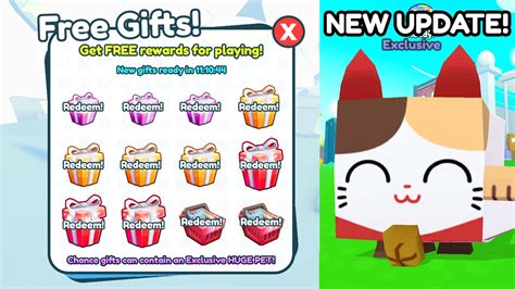 Pet Simulator X Free Huge Pet Gift And Mastery Update Is Here Now