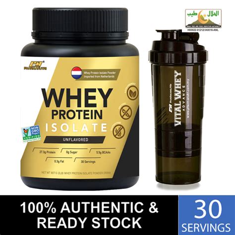 Pharmanutri Whey Protein Isolate 100% Unflavoured 907G (2Lbs), 30 Ser ...