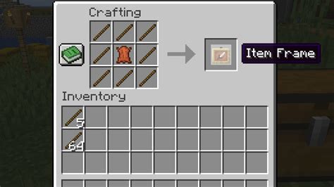 Picture Frame Minecraft Recipe: Easy Crafting Guide