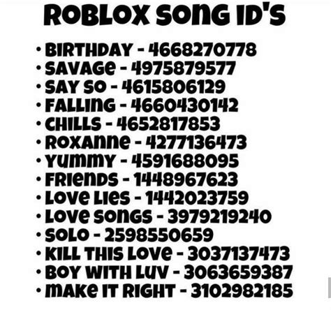 Pin By Belinta Takeuo On Roblox Codes Id Music Roblox Roblox Pictures