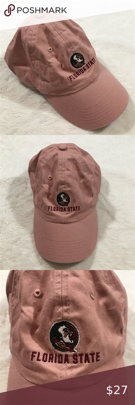 Pink Florida State Fsu Baseball Hat Cap Victorias Vs Victorias Secret