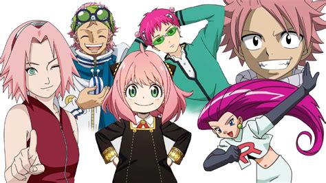 Pink Haired Anime Characters