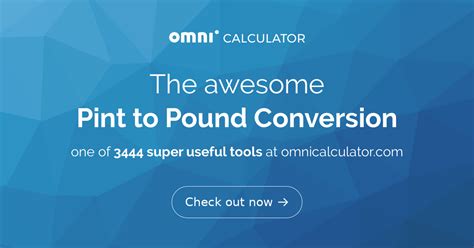 Pints To Pounds Converter