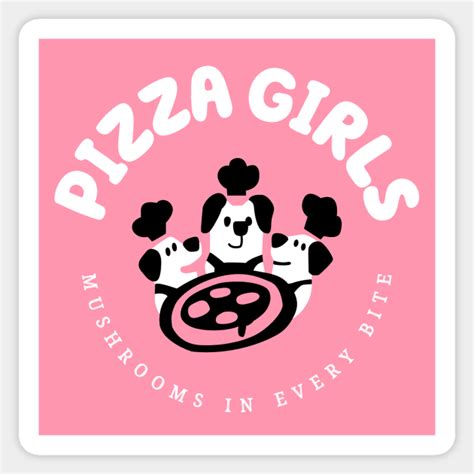 Pizza Girls Bluey Sticker Teepublic