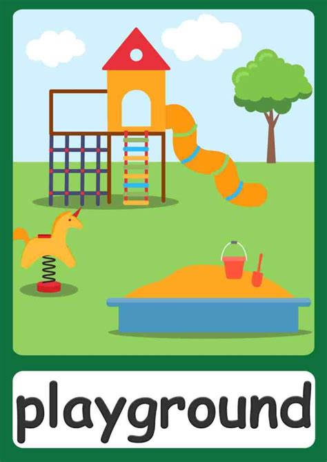 Playground Flashcards