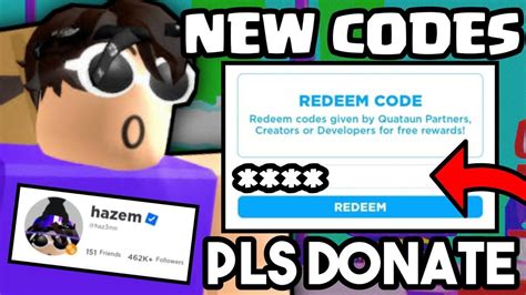 Pls Donate New Redeem Codes All Working Codes Free Rewards