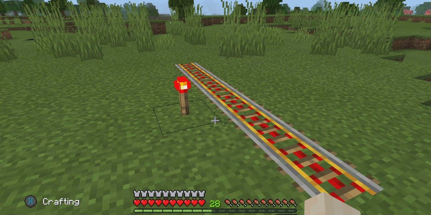 Powered Rail Minecraft Recipe