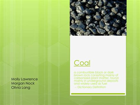 Ppt Coal Powerpoint Presentation Free Download Id 1991805