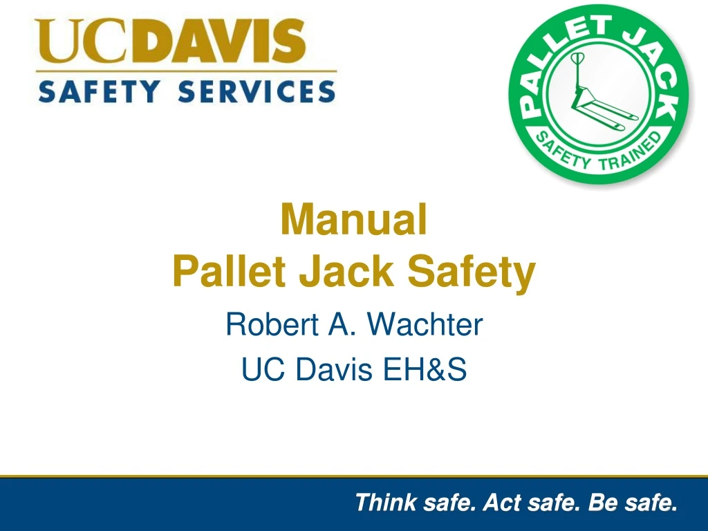 Ppt Manual Pallet Jack Safety Powerpoint Presentation Free Download