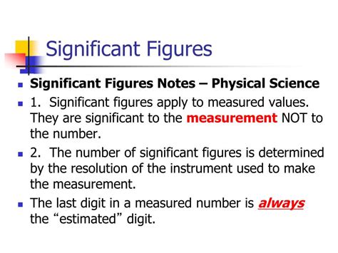 Ppt Significant Figures Rules Powerpoint Presentation Free Download