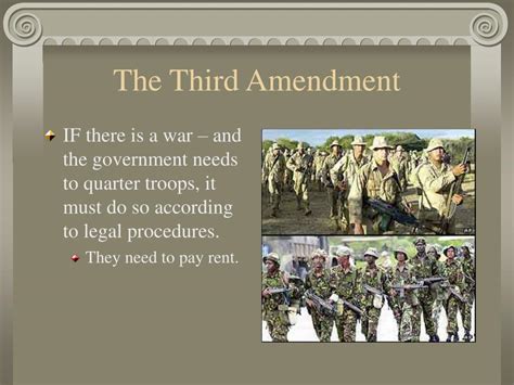 Ppt The Third Amendment Powerpoint Presentation Free Download Id