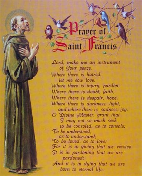 Prayer Of Saint Francis Print Only 8 X 10 Card Stock P810311