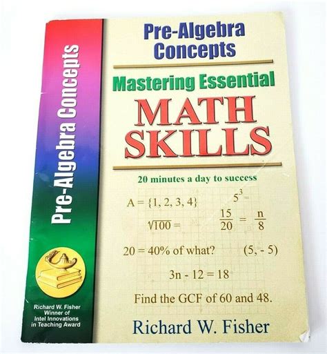 Pre Algebra Concepts Mastering Essential Math Skills Fisher