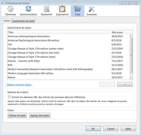 Preferences Cite Zotero Documentation