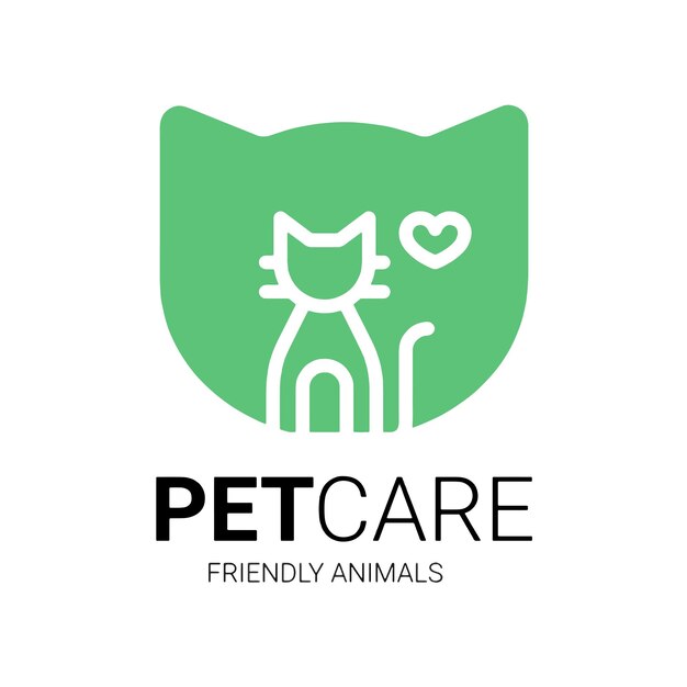 Premium Vector Pet Care Logo Vector Art Illustration And Graphic