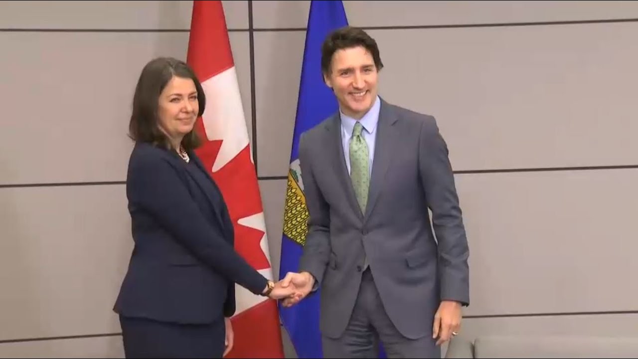 Prime Minister Justin Trudeau Meets With The Premier Of Alberta