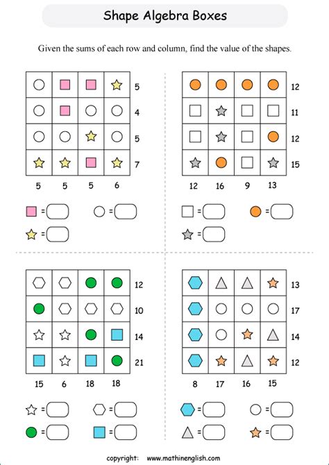 Printable Math Logic And Number Puzzle For Kids To Boost Math Skills