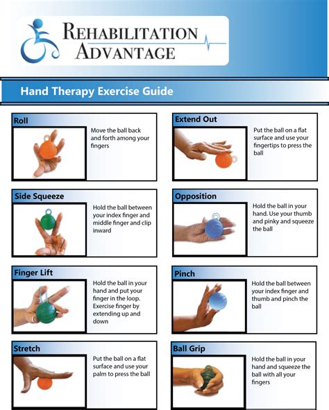 Printable Occupational Therapy Hand Exercises