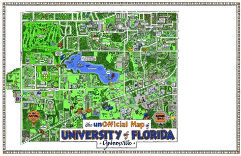 Printable Uf Campus Map