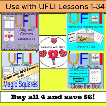 Printable Ufli Aligned Games Bundle 4 In Total For A Great Deal