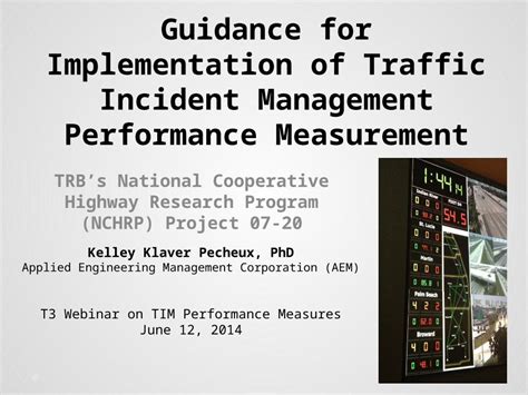 Process For Establishing Implementing And Institutionalizing A Traffic Incident Management Performance Measurement Program Sstep 4 Analyze Data And Report Performance Office Of Operations