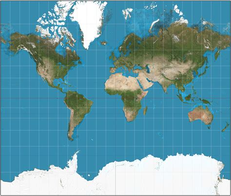 Projection De Mercator