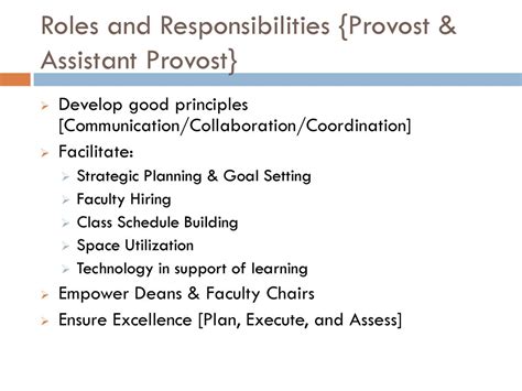 Provost Role Explained: Key Responsibilities