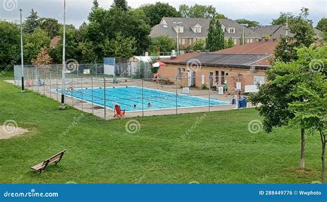 Public Open Swimming Pool In Etobicoke Editorial Photo Image Of