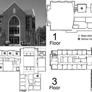 Pugh Hall And The Network Structure On Each Floor Base Stations Are