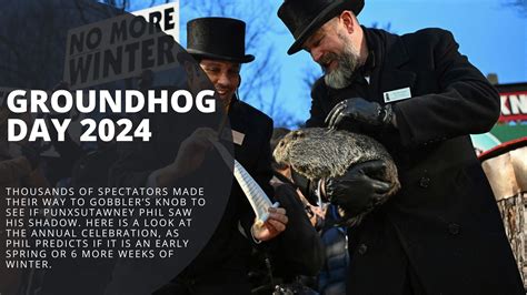 Punxsutawney Phil Groundhog Day 2024 Tickets Livy Nicolle