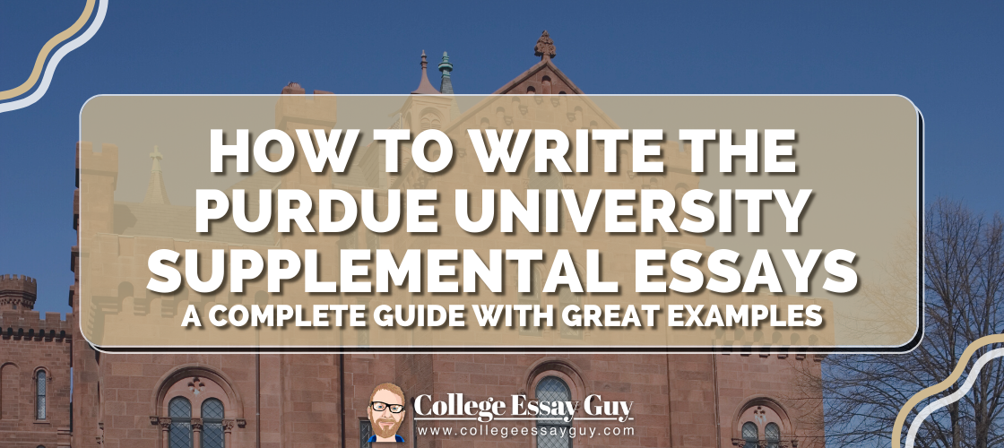 Purdue Supplemental Essay Purdue Honors College Essays