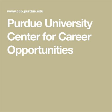 Purdue University Careers