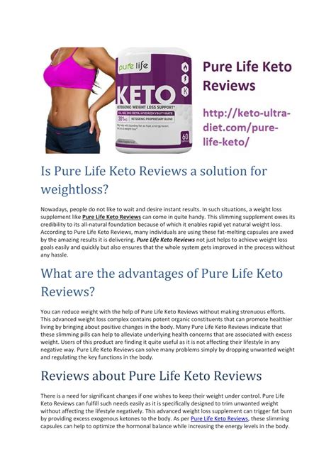 Pure Life Keto Reviews Pure Life Keto Reviews Weight Loss Flickr