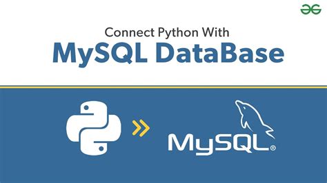 Python Mysql Geeksforgeeks