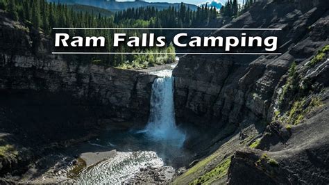 Ram Falls Provincial Park Camping Journey Alberta Youtube