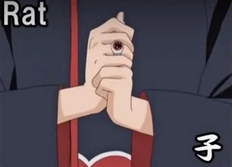 Rat Hand Sign Naruto