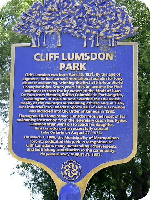 Read The Plaque Cliff Lumsdon Park