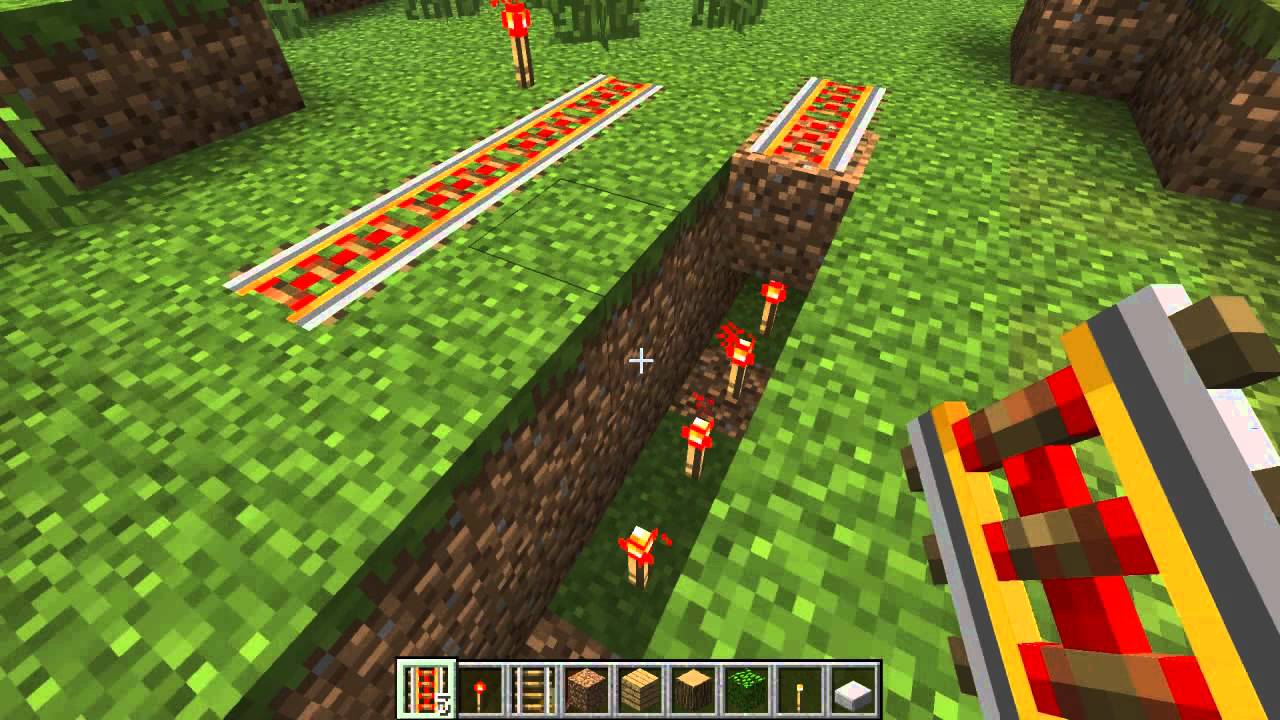 Redstone Rails Minecraft