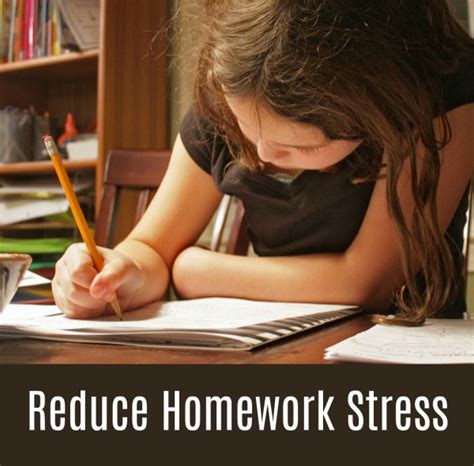 Reducing Homework Stress The Sensory Spectrum