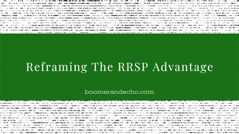 Reframing The Rrsp Advantage Financial Independence Hub