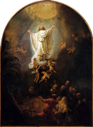 Rembrandt The Ascension Of Christ 1636 Oil On Canvas Flickr