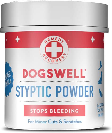 Remedy Recovery Stop Bleeding Styptic Powder 1 5 Oz Jar Chewy Com