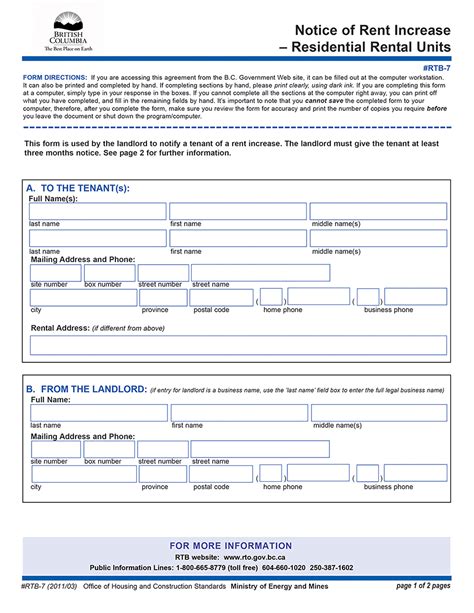 Rental Application Form Bc: Easy Approval Guide