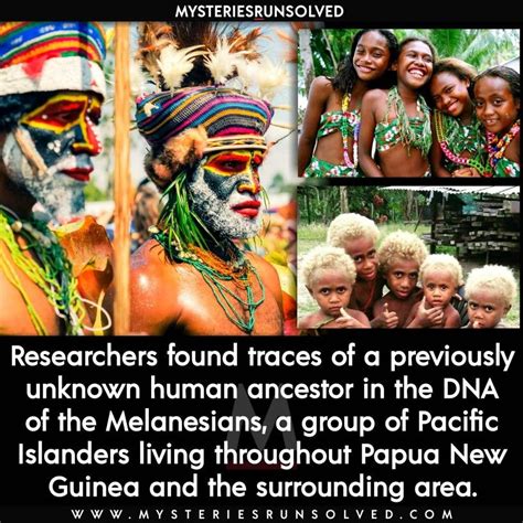 Researchers Found Unknown Human Ancestor In The Dna Of The Melanesians