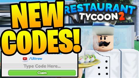 Restaurants Tycoon 2 Codes