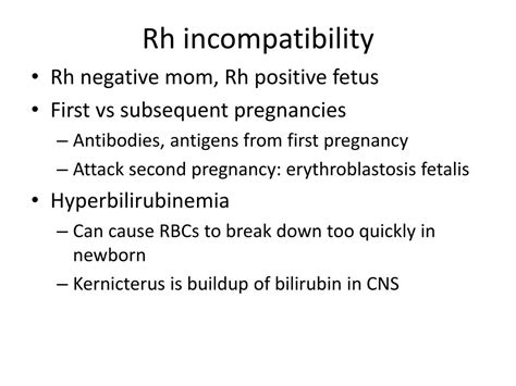 Rh Negative Pregnancy Ppt