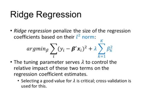 Ridge Regression A Simple Tutorial For Beginners