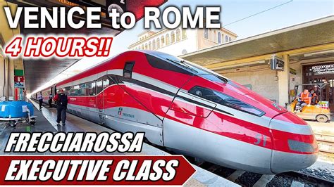 Riding The Most Luxurious Italian Bullet Train From Venice To Rome