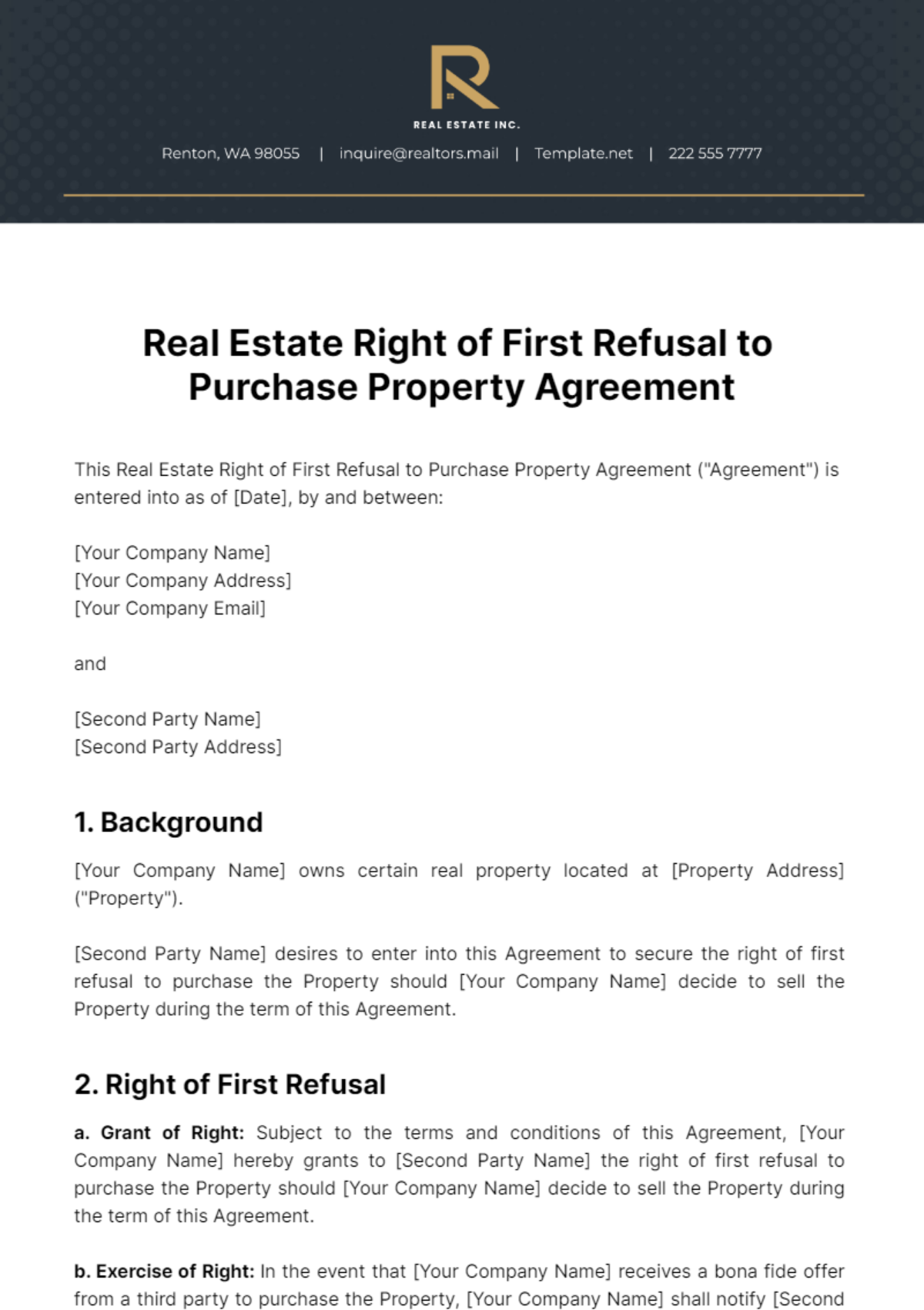 Right Of First Refusal Guide: Negotiate With Confidence